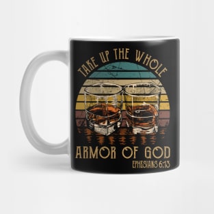 Take Up The Whole Armor Of God Whiskey Glasses Mug